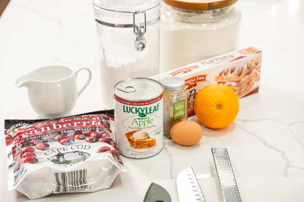 Easy Apple Cranberry Turnovers Sauced by Sunday